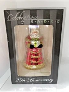 Radko 2010 Celebrations Ornament  Santa 25th Anniversary Santa - Picture 1 of 7