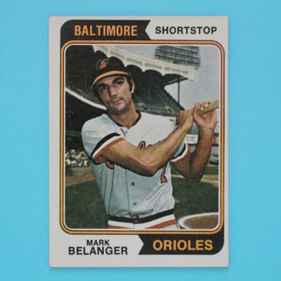 1974 Topps Baseball #329 Mark Belanger - Excellent Condition - Image 1 of 2