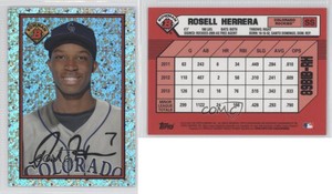 2014 Bowman Platinum 1989 is Back Silver Diamond Refractor Rosell Herrera
