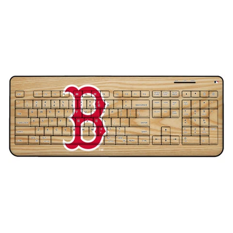 Boston Red Sox Wood Bat Wireless USB Keyboard Cover