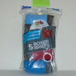 New Fruit Of The Loom Pack 5 Total - Boxer Briefs Boys  Size LG14/16 - Picture 1 of 2