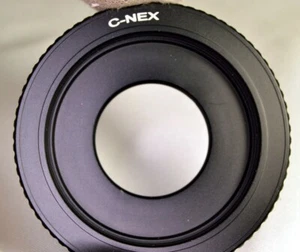 C CCTV (Cinema) screw lens adapter to Sony E mount cameras NEX 5R 5T 3N 5R  ILCE - Picture 1 of 6