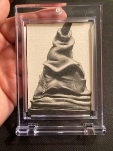HARRY POTTER THE SORTING HAT LESLIE PHILLIPS SKETCH CARD RICHARD SALVUCCI 1/1!