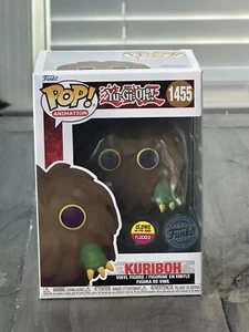 Funko Pop! Animation Yu-Gi-Oh! Kuriboh 1455 Figure GITD Flocked Special Edition - Picture 1 of 6
