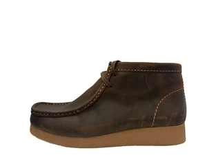 CLARKS Wallabees Braune Stiefel UK 8 US 9 Eu 42 Ref M1096+ - Bild 1 von 5