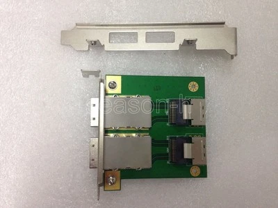 New PC 2-Porst SFF-8087 to SFF-8088 miniSAS Adapter Card - Image 1 of 3