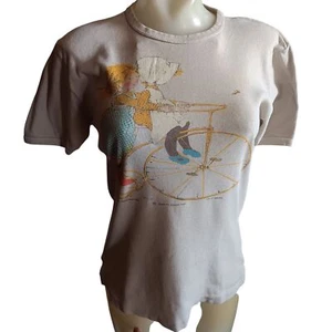 Women's Large Vintage 1970's T-shirt Single Stitch Liberty House Holly Hobbie - Picture 1 of 11