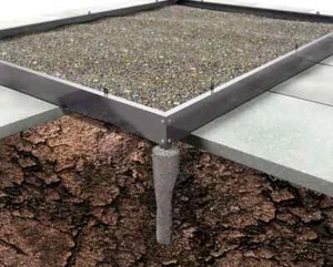 Stahlfundament für Halls Gewächshaus Magnum 148 Universal 148 silber 11,5 m² - Bild 1 von 2