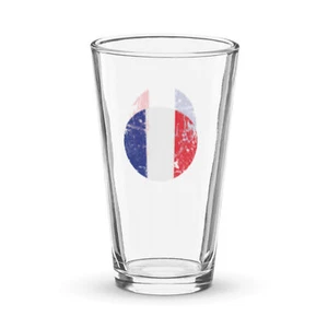 Vaso de pinta envejecido Roundel francés Primera Guerra Mundial - Imagen 1 de 4