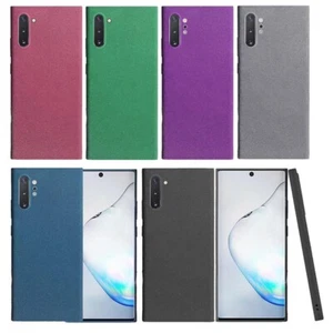 Für Samsung Galaxy Note 10 Note10Plus RockSand matt Gummi Silikon Hülle Cover - Bild 1 von 22