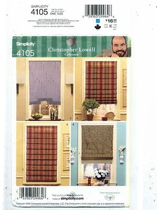 Tonos para ventana colección Christopher Lowell con patrón de simplicidad 4105 sin cortar - Imagen 1 de 2