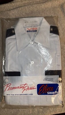 Camisas Vintage VIP ELBECO Botón Policía Aplicación de la Ley Unión EE. UU. NOS Foto 1 de 4