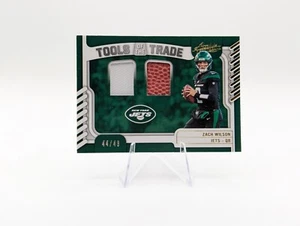 Zach Wilson 2022 Panini Absolute RC Tools of the Trade Dual Patch SP /49 #TTD-8 - Picture 1 of 2