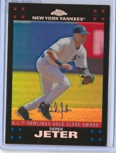 2007 Topps Chrome Refractor Derek Jeter #260 HOF New York Yankees - Picture 1 of 2