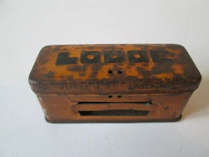 Lodge spark plug tin. KLG. Champion.Spark plug tin. - Picture 1 of 2