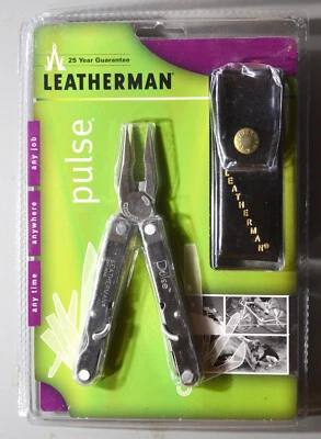 Leatherman Pulse- retired, new NIP w leather sheath  #4089 - Image 1 of 4