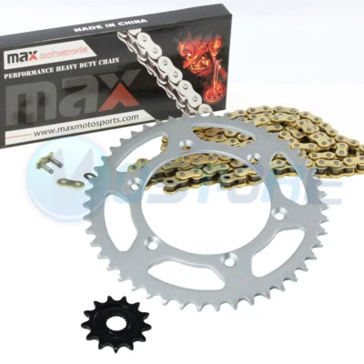 Piñón de cadena de oro para Yamaha YZ250 YZ 250 2001-2004 2005-2018 Yamaha YZ125 Foto 1 de 3