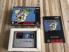 Super mario world super nintendo cib 100% Authentic pal esp