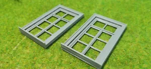 2 Piece Window Set " Altbau " Gauge G for Diorama Modelmaking Building House 1: - Picture 1 of 4