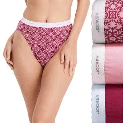 Women Jockey underwear 3-Pack Classics French-Cut Brief  color/ Fawning Geo - Image 1 of 4