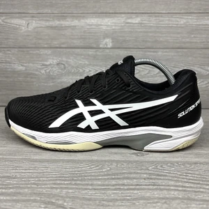 ASICS Mens Solution Speed FF 2 Tennis Pickleball Shoes Mens Size 9 Black White - Picture 1 of 17