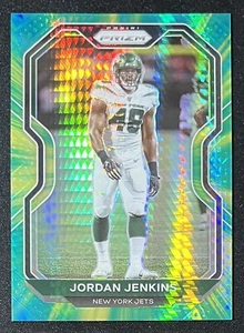 Panini Prizm Jordan Jenkins Green Hyper Prizm 2020 /175 New York Jets vedi foto - Foto 1 di 4