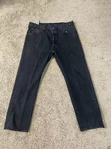 Levi's 501 Jeans Men Black 40x32 Jeans - Picture 1 of 6