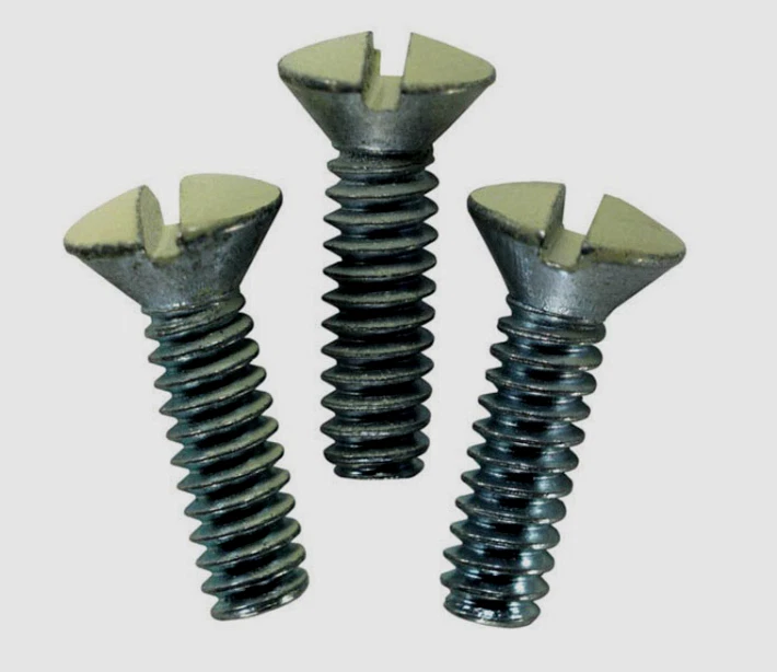 LEVITON MARFIL Metal Placa Pared Cubierta TORNILLOS 1/2 Pulgada Altura Paquete de 20 86000-PRT Foto 1 de 1