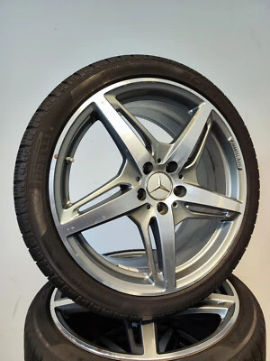 4 Winterräder 295 30 - 265 35 R20/19 Mercedes GT W190 W197 AMG 19/ 20" Alufelgen - Bild 1 von 4