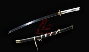 clay tempered T-10 steel blade Yamato Samurai Katana Sword Devil May Cry Virgil - Picture 1 of 12