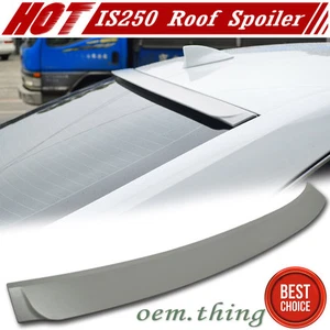 14-20 Fit FOR Lexus IS250 IS200t 3rd Rear Roof Wing Spoiler D Type ABS Unpainted - Picture 1 of 1