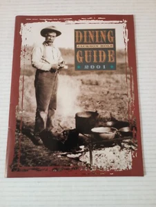 Jackson Hole Dining Guide 2001 Restaurant Diner Cafe Directory Catalog Booklet - Picture 1 of 16