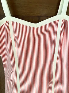L K Bennet Dress - Candy Pin-Stripe - UK 8 / Euro 34 - Perfect - Picture 1 of 14