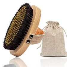 Copper Body Scrubber Dry Brush To Wake Up Smooth Skin And Reduce Stress