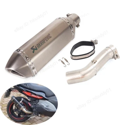 Puntas de escape tubo medio motocicleta 51 mm punta silenciador BMW C650 Sport 2016-2020 Foto 1 de 4