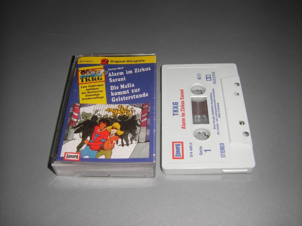 Auswahl Hörspiel-Kassetten - TKKG Doppel-MC zum 10jährigen Jubiläum - Europa MC - Bild 1 von 1