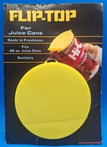 VTG New Old Stock 1980's Plastic FLIP-TOP For Juice 46oz Cans Made In Hong Kong - Picture 1 of 2