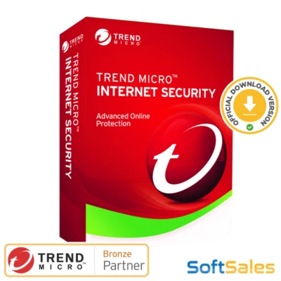 Trend Micro Internet Security 2025 | 1 Year 1 PC | Windows | Antivirus Download - Bild 1 von 4