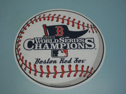 2013 BOSTON RED SOX  WORLD SERIES CHAMPION ROUND PENNANT Cover