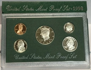 1998 Clad Proof Set U.S. Mint, Original Government Packaging With COA! 🔥 - Picture 1 of 3