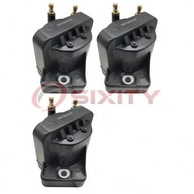 3 pc Hitachi Ignition Coils for 1995-2005 Buick Park Avenue 3.8L V6 Spark jy - Image 1 of 4