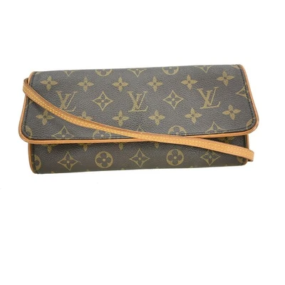 LOUIS VUITTON POCHETTE TWIN GM CROSSBODY BAG MONOGRAM M51852 SD0031 YQ02948 - Image 1 of 4