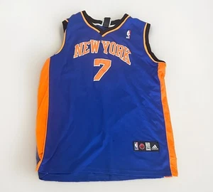 Carmelo Anthony #7 New York Knicks Jersey Embroidered Size 54 Adidas Large READ - Picture 1 of 8