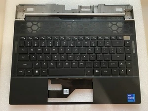 OEM Dell Alienware X14 R2 Handauflage US Hintergrundbeleuchtung Tastatur DVDNC HTP9 Grade A O3 - Bild 1 von 5