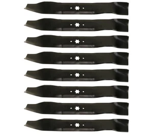 8 USA Mower Blades® Mulching for Bolens 742-0616 942-0616 942-0616A 42" Deck - Picture 1 of 7