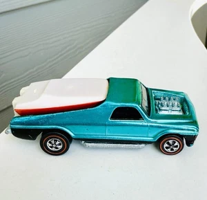Hot Wheels Redline 1970 Seasider US Graqua Green To Aqua Fade mit Original Boot - Bild 1 von 23