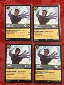 4x Disney Lorcana - Hans - Thirteenth in Line - Super Rare 180/204 x4 - Picture 1 of 7