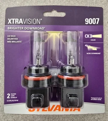 Sylvania - 9007 XtraVision Halogen Lamp 2 Bulbs SEALED - Image 1 of 2