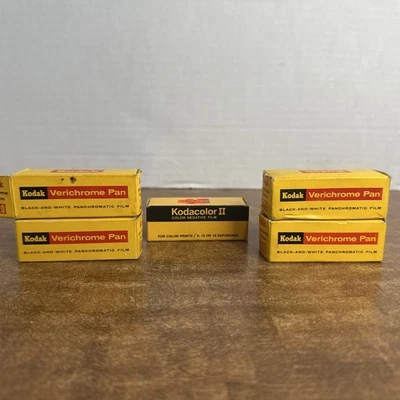 5 NOS 1960s Kodak Film Verichrome Pan VP 620 Black White & C620 Kodacolor II ‘83 - Image 1 of 4
