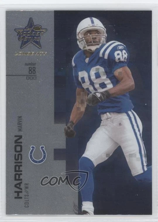 2007 Leaf Rookies & Stars Longevity Marvin Harrison #82 HOF - Image 1 of 2